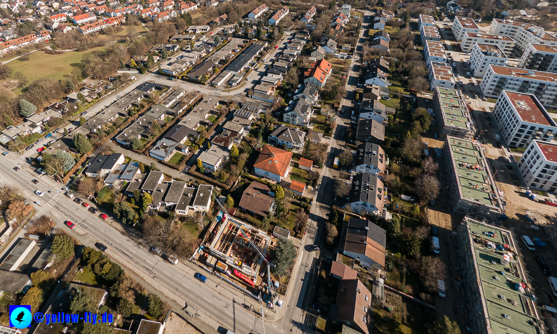 11.02.2023 - Neubau eines Mehrfamilienhause in der Niederalmstraße 16 in Neuperlach-Trudering
